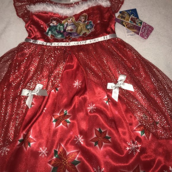 NWT disney 3t or 2t fantasy nightgown princess birthday pajamas summer spring - Picture 1 of 11